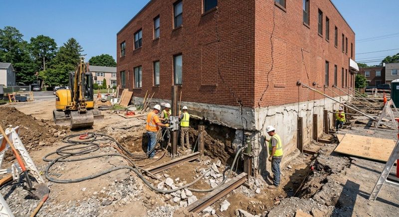 Foundation Repair in Chelsea, MI