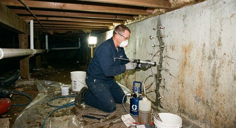 Basement Foundation Repair in Dexter, MI
