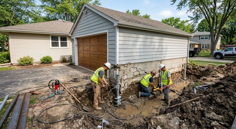 Basement Foundation Repair in Gregory, MI