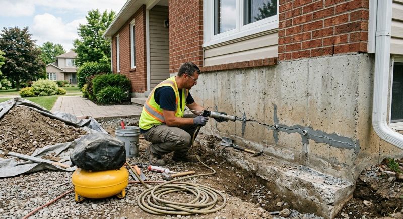 Basement Foundation Repair in South Lyon, MI