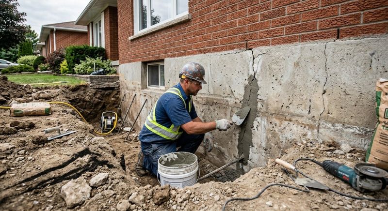 Concrete Foundation Repair in Dexter, MI