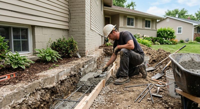 Concrete Foundation Repair in Jackson, MI