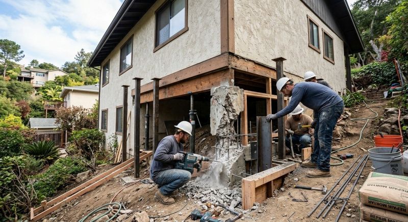 Concrete Foundation Repair in Chelsea, MI