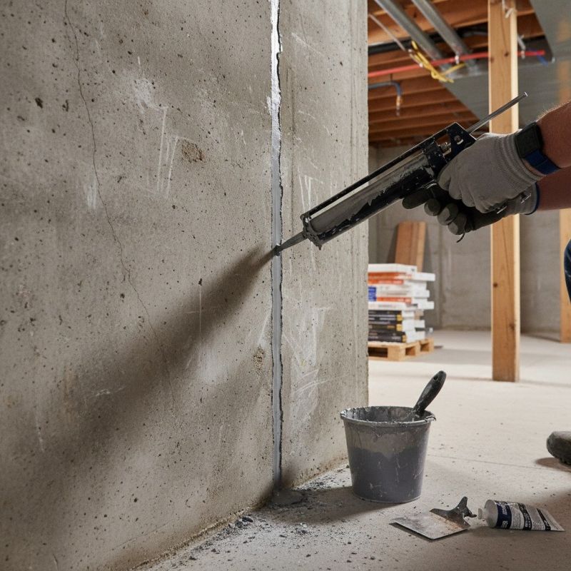 Cracked Basement Floor Repair in Chelsea, MI