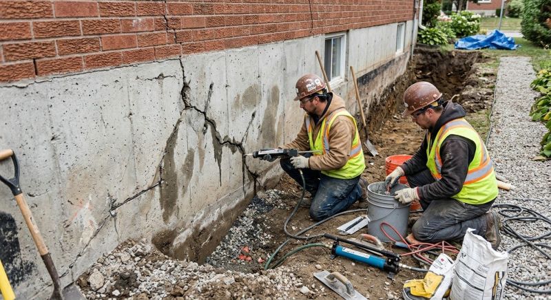 Cracked Foundation Repair in Ann Arbor, MI
