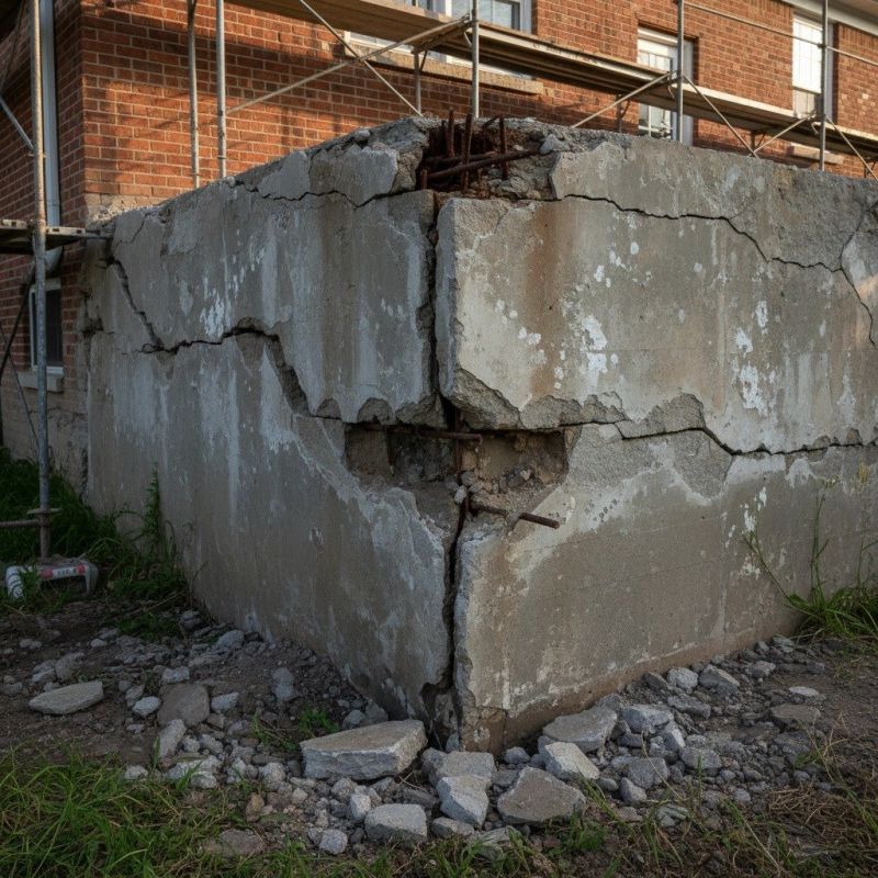 Cracked Foundation Repair in Milan, MI