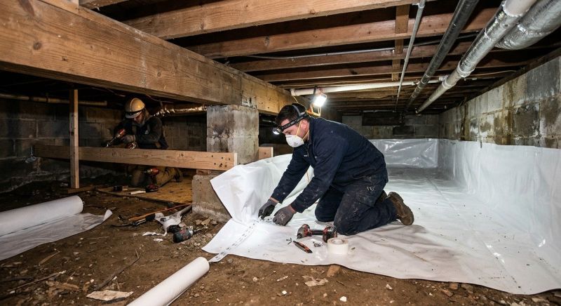 Crawl Space Leveling in Chelsea, MI