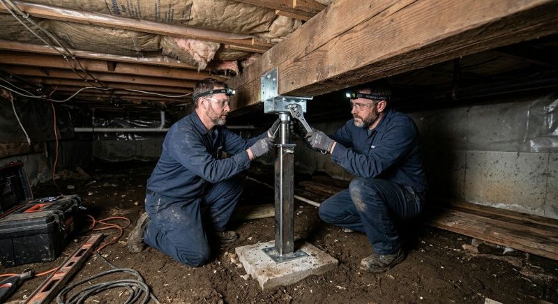 Crawlspace Foundation Repair in Clinton, MI