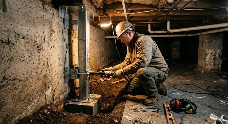 Crawlspace Foundation Repair in Grass Lake, MI