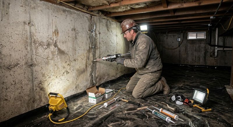 Crawlspace Foundation Repair in Jackson, MI