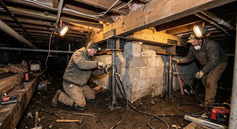 Crawlspace Foundation Repair in Chelsea, MI