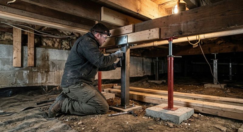 Crawlspace Structural Repair in Chelsea, MI