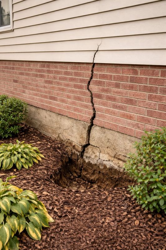 Foundation Crack Repair in Brooklyn, MI