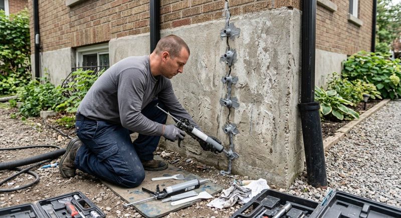 Foundation Crack Repair in Fowlerville, MI