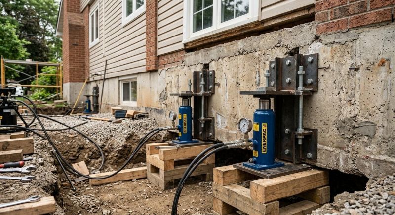 Foundation Jacking in Brighton, MI