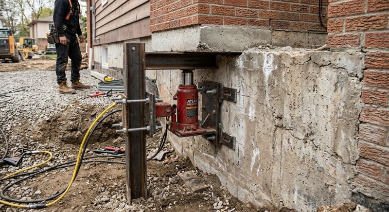 Foundation Jacking in Clinton, MI