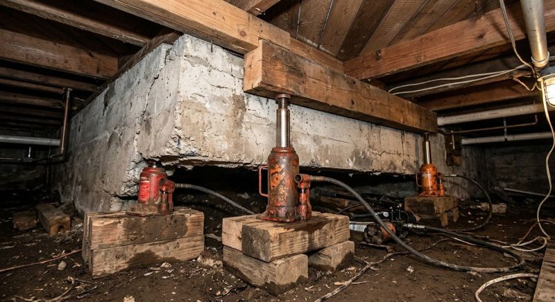 Foundation Jacking in Dexter, MI
