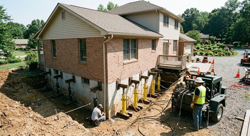 Foundation Jacking in Grass Lake, MI