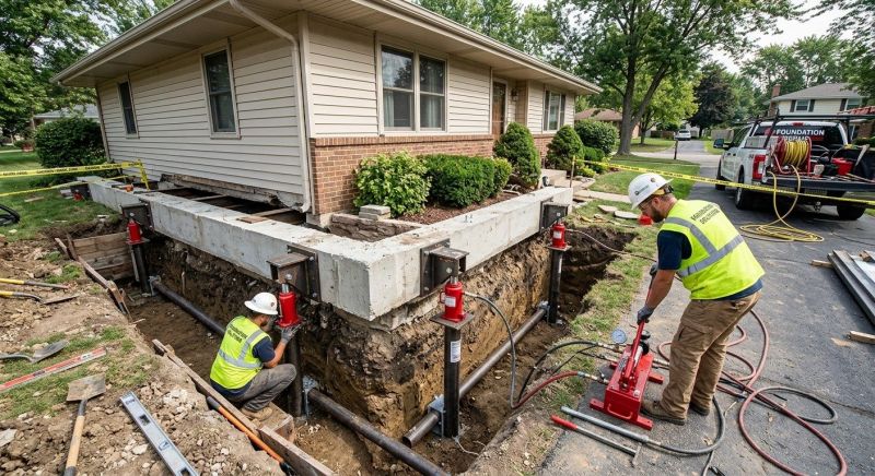Foundation Jacking in Gregory, MI