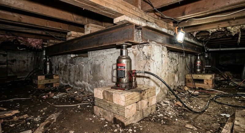 Foundation Jacking in Jackson, MI