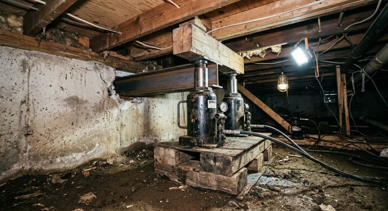 Foundation Jacking in Jackson, MI