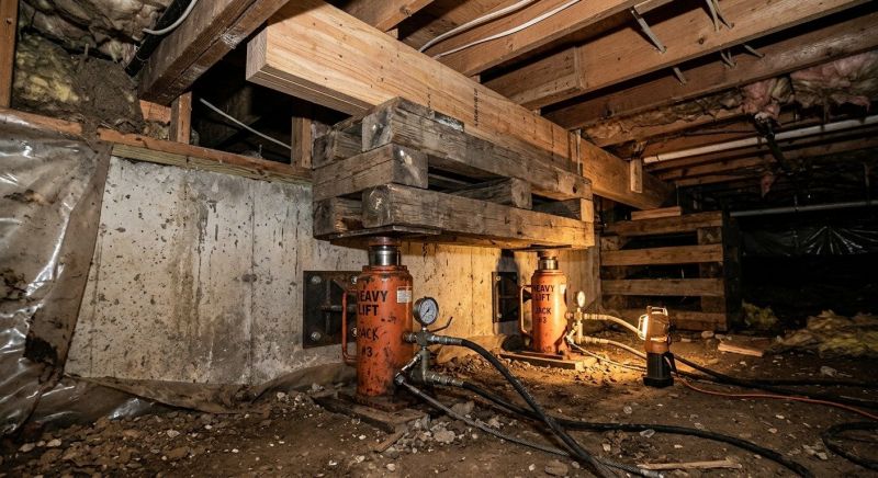 Foundation Jacking in Livingston County, MI