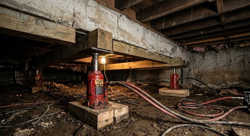 Foundation Jacking in Livingston County, MI