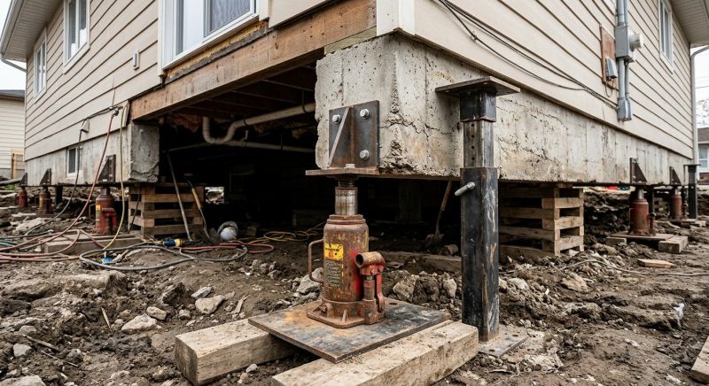 Foundation Jacking in Manchester, MI