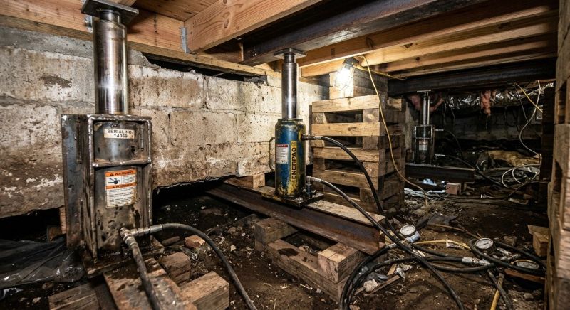 Foundation Jacking in Washtenaw County, MI