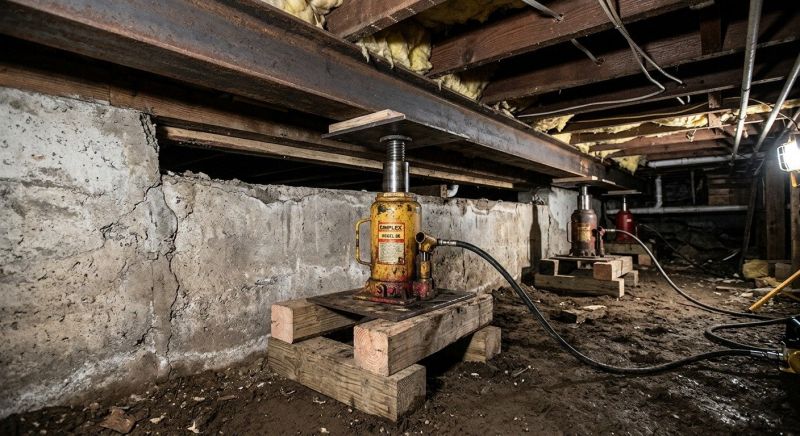 Foundation Jacking in Ypsilanti, MI