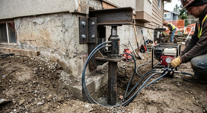 Foundation Lifting in Brooklyn, MI