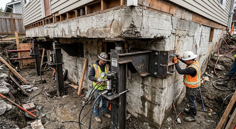 Foundation Lifting in Pinckney, MI