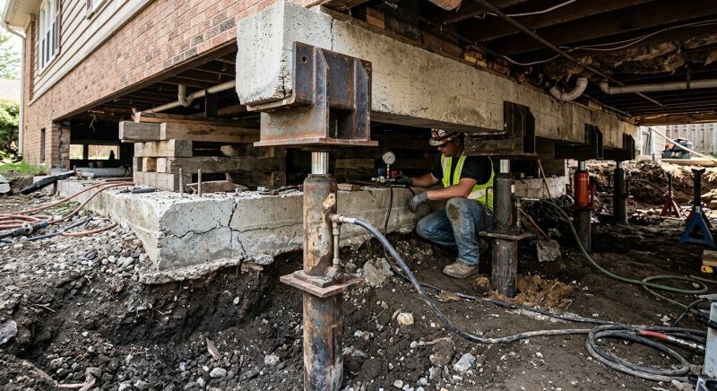 Foundation Lifting in Saline, MI