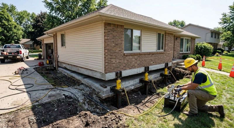 Foundation Lifting in South Lyon, MI