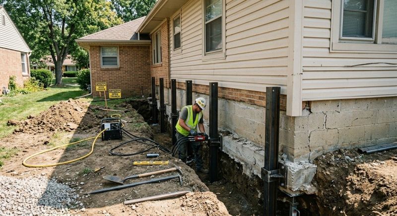 Foundation Renovation in Chelsea, MI