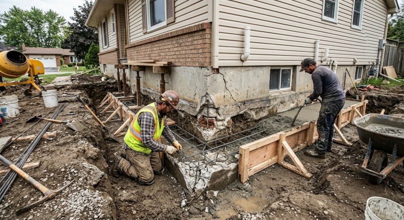 Foundation Repair in Chelsea, MI