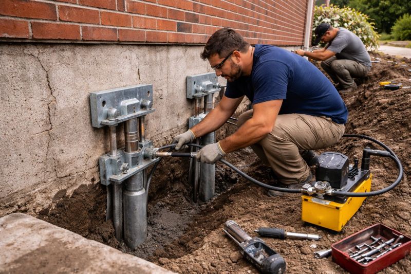 Foundation Repair in Saline, MI