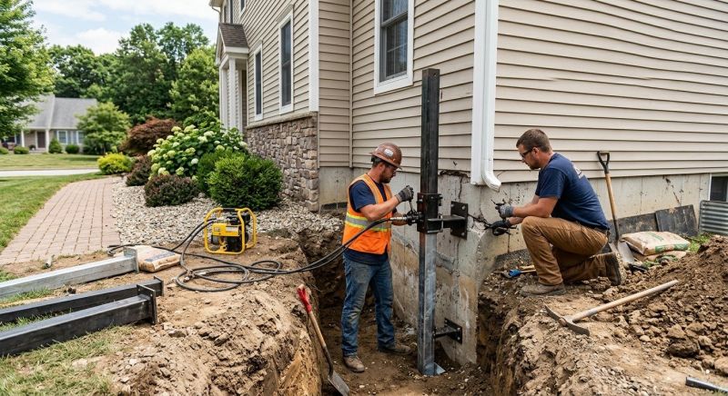 Foundation Stabilizing in Brighton, MI