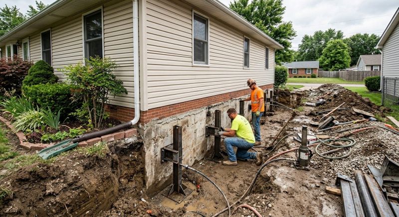 Foundation Stabilizing in Fowlerville, MI