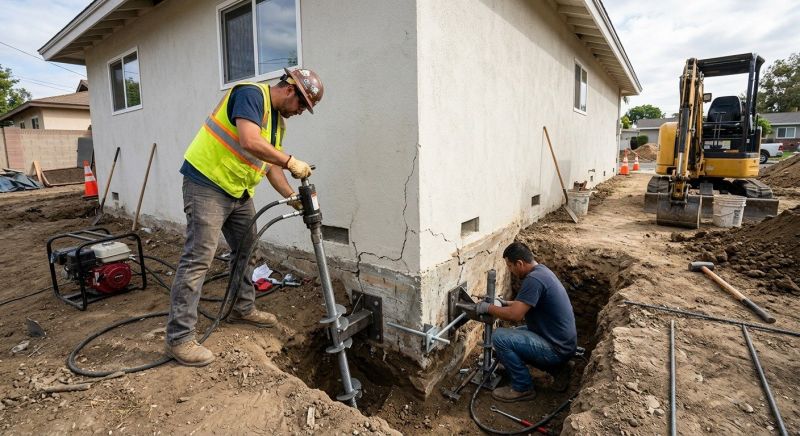 Foundation Stabilizing in Gregory, MI