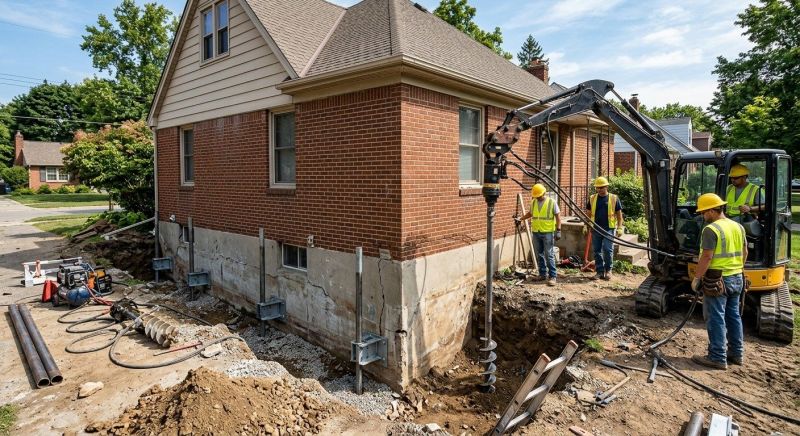 Foundation Stabilizing in South Lyon, MI