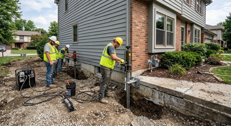 Foundation Stabilizing in Ypsilanti, MI