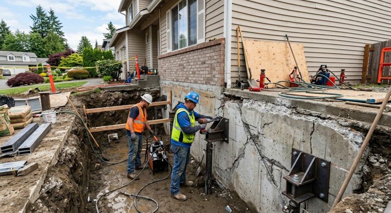 Foundation Structural Repair in Pinckney, MI