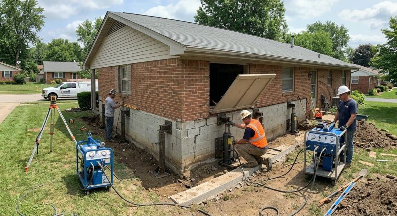 Home Foundation Leveling in Clinton, MI