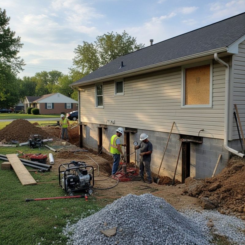 Home Foundation Repair in Pinckney, MI