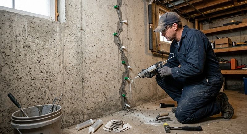 Home Foundation Repair in Saline, MI