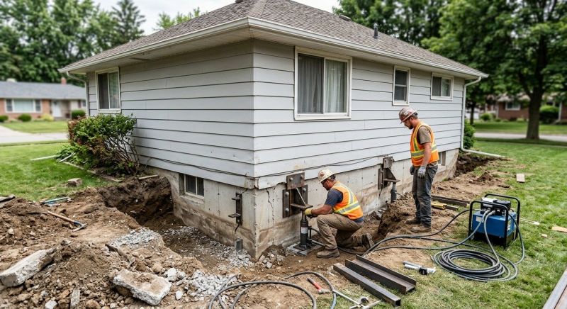 Home Foundation Repair in Ypsilanti, MI
