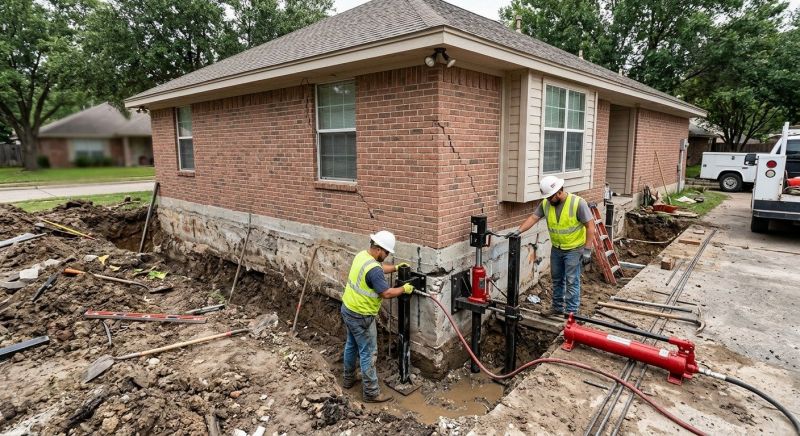 House Foundation Repair in Dexter, MI
