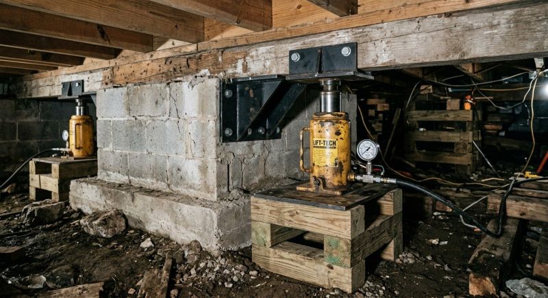 House Leveling in Brooklyn, MI