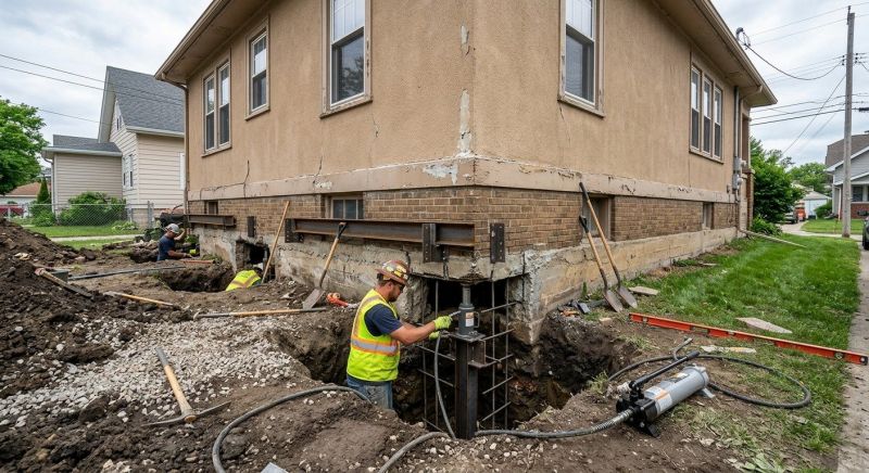 House Underpinning in Chelsea, MI